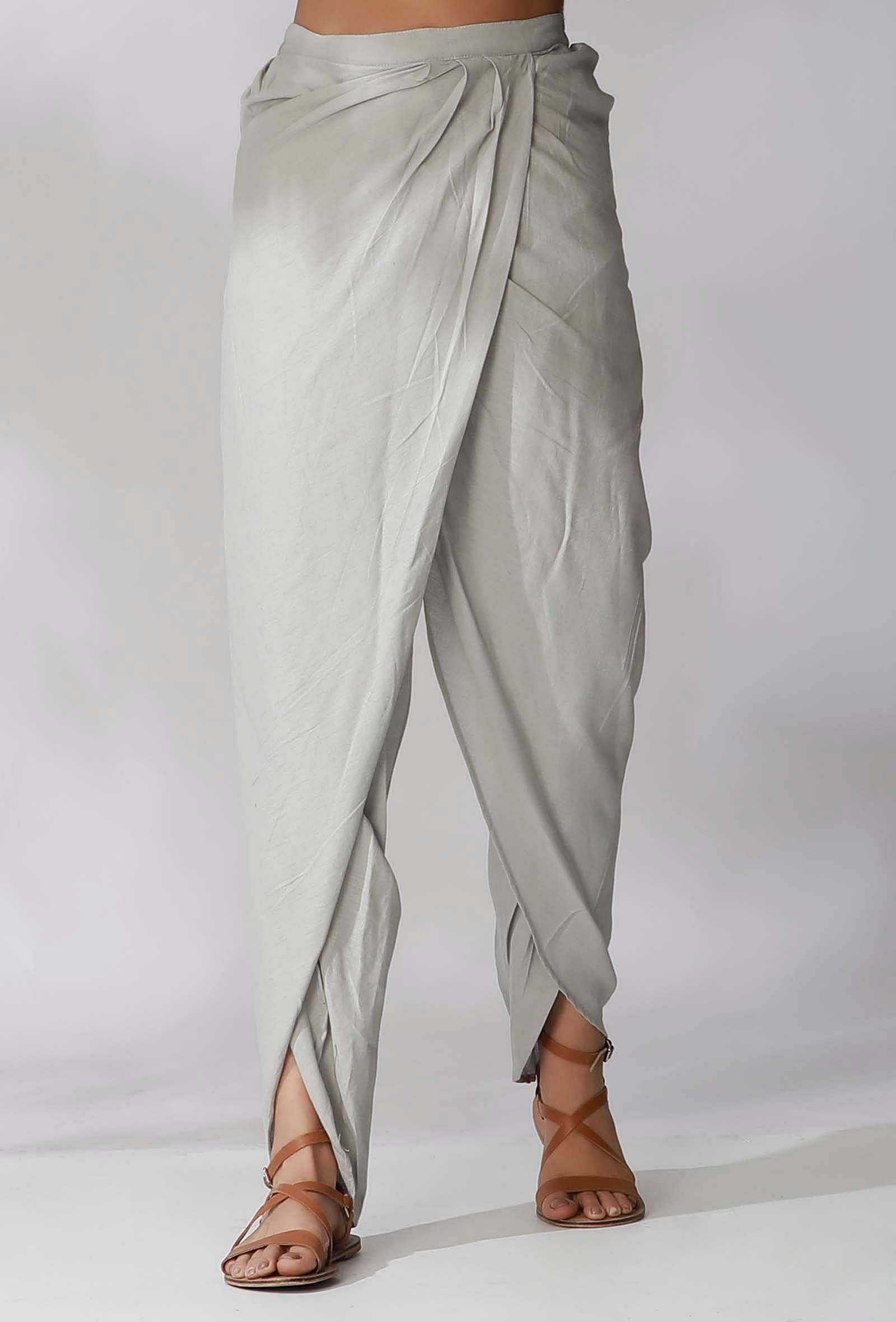 Foil printed Cotton Dhoti Pant in Black | Dhoti pants, Stylish dress  designs, Fashion design clothes